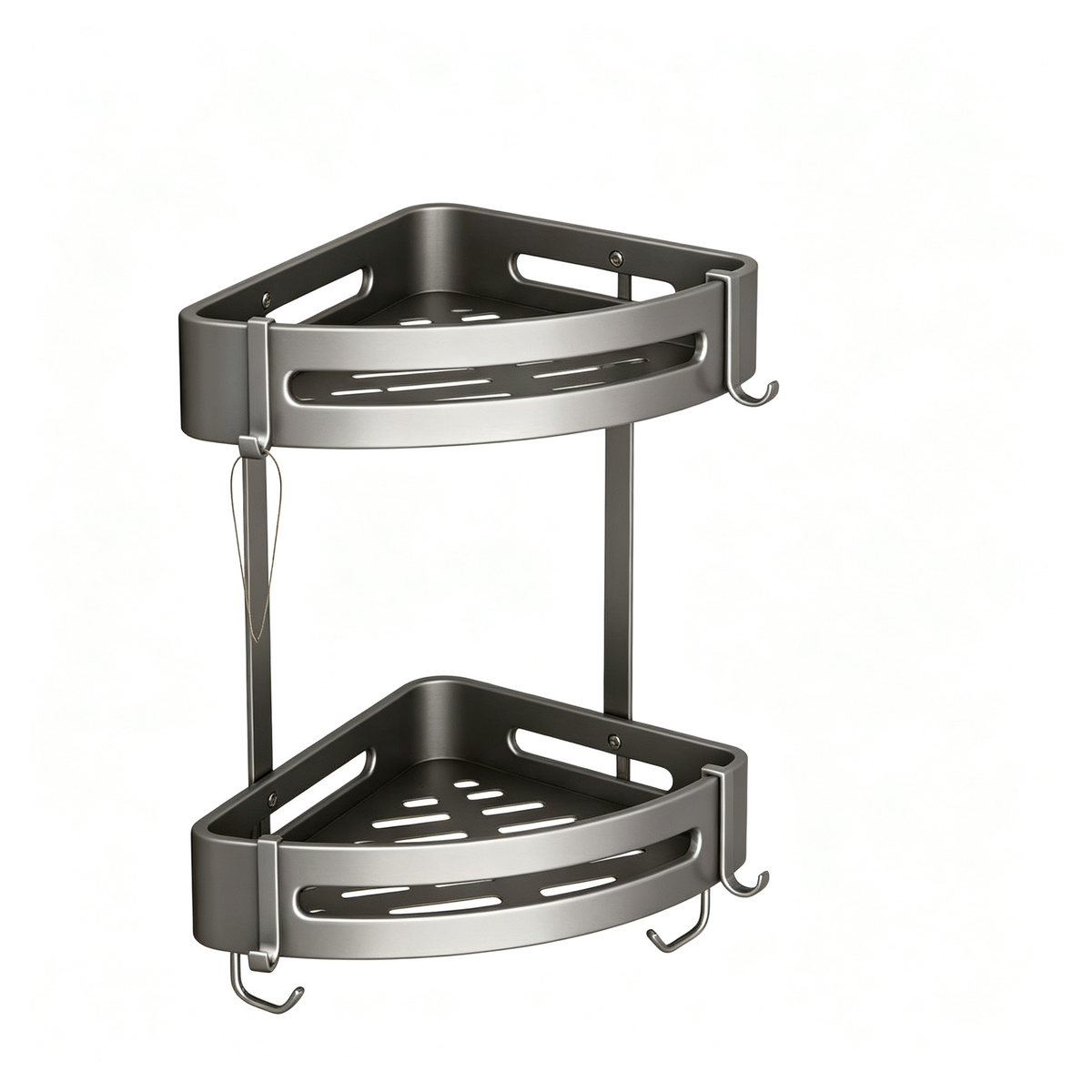 🛁 Bathroom Organizer | Rust-Resistant Metal | Shower Corner | Homeowners | Space-Saving Design