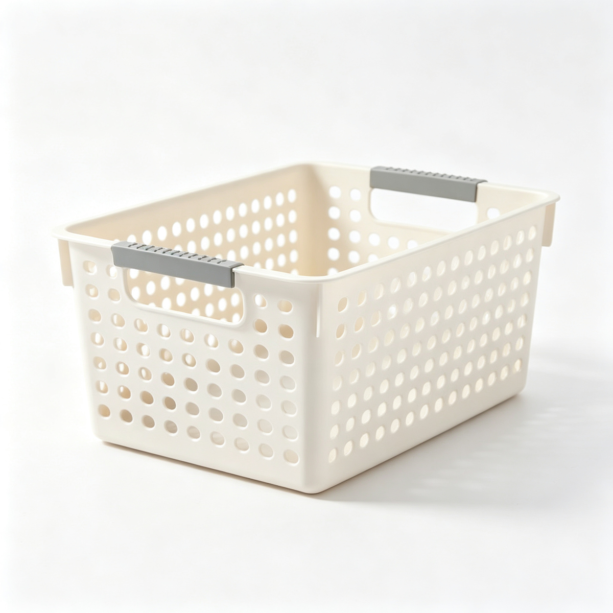 🧺 Storage Basket | Durable Plastic | Home Organization | Organization Lovers | Ventilated Grip Design